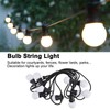 G50 Bulb String Light 5M 10LED White Globe Bulb Decorative
