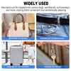 Bemaka 41Pcs Key Fob Hardware 1 Inch, Keychain Hardware Set,