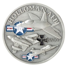 Artisan Owl United States Air Force USAF Holloman Air Force Base Alamogordo New Mexico Challenge Coin