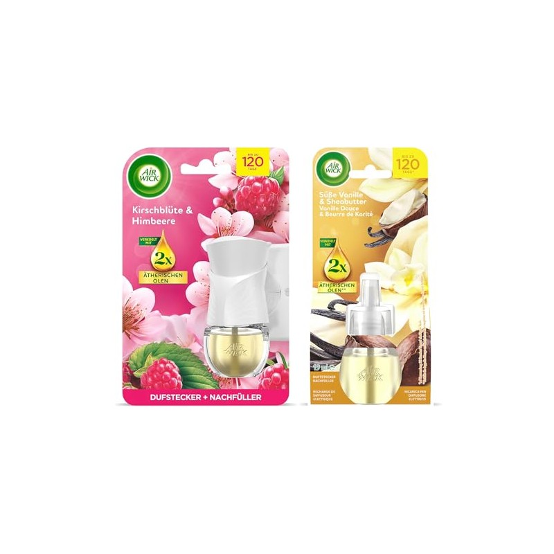 Air Wick Fragrance Plug Starter Set Package Including 1 Device