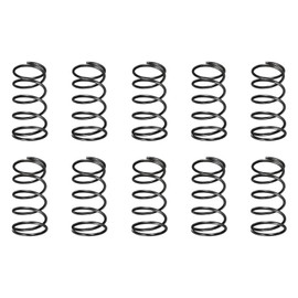 DTGN 1.2x15x30mm(DxODxL) Compression Spring - 20Pack - Good for Machinery - Spring Steel Extension Spring - Black