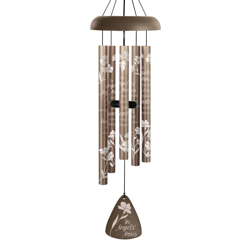 Carson 30" 'Angels' Arms' Memorial Wind Chime- Garden/Patio/Porch Outdoor Decor
