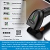 Bluetooth Barcode Scanner with Stand，2.4G Wireless & USB 2D QR