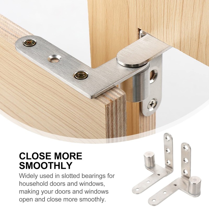 VILLCASE 2 Pieces Stainless Steel Heavy Duty Pivot Door Hinges