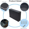 Otdorpatio Project Box IP65 Waterproof Junction Box ABS Plastic Black