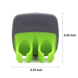 2 Pcs Hand Vegetable Peeler Palm Peeler Rubber Finger Grips Comfortable to Peel Pumpkin, Carrot, Cucumber, Potato and More