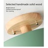 GHiycotdl Led Ceiling Light,3 Color Temperature 3000/4000/6000K,Modern Wood Flush Mount