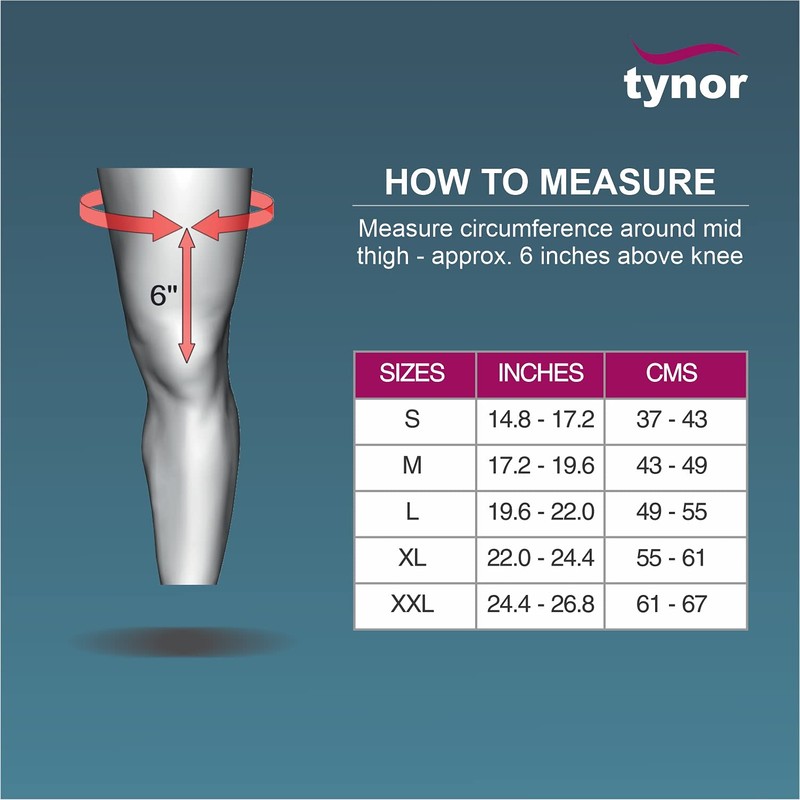 Tynor Knee Cap with Patellar Ring, Grey, XL, 1 Unit