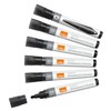 Nobo Liquid Ink Drywipe Whiteboard Pens, 3 mm Bullet Tip,