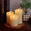 Warmhere Rechargeable Flameless Candles, Flickering LED Candles with Remote and