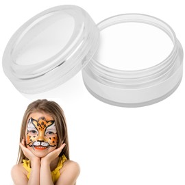Mefeny Face Paint, Body Paint, Red, Solid Color, Maternity Paint, Face Paint, White Painting, Safe, Non-toxic, Eco-friendly, Cosplay, Costume, Stage (White)