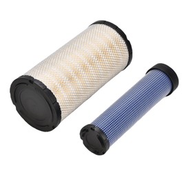 FLTRUCKTOP 87682999 87682993 Air Filter Compatible with Caterpillar Cat Skid Steer Dozer Crawler for New Holland Loader LS190 fits Case 580N SR220