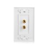 Cable Matters Cable Matters 2-Pack Speaker Wire Wall Plate (Speaker