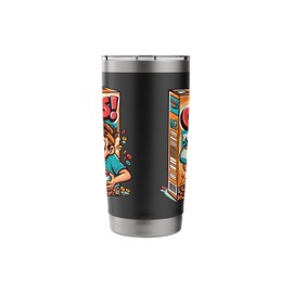Oops All Pranks Fun Cereal Box Parody Stainless Steel Insulated Tumbler