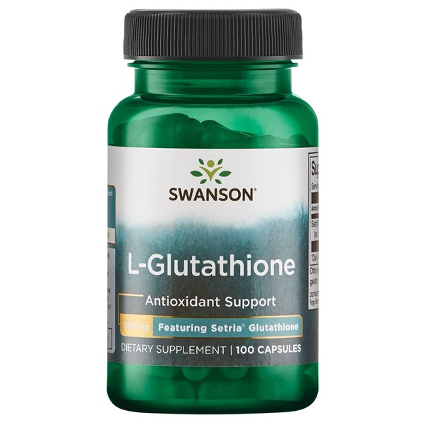 Swanson Amino Acid L-Glutathione 100 Milligrams 100 Capsules