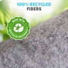 Padded XL Moving Blanket Pads, 12 Pack, Heavy Duty, Eco-Friendly