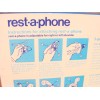 NEW vintage REST-A-PHONE landline telephone phone handset shoulder rest support