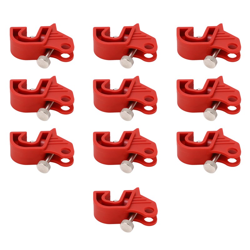 10Pcs Circuit Breaker Lockout Device Multifunctional Universal Circuit Breaker Safety