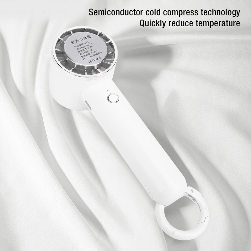 Handheld Cooling Fan USB Charging Portable Semiconductor Cold Compress Mini