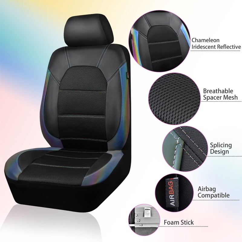 CAR PASS Leather seat Covers,Automotive Universal Sport car seat Cover