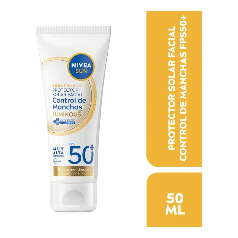 Protector Solar Facial NIVEA SUN Control De Manchas Luminous 630°