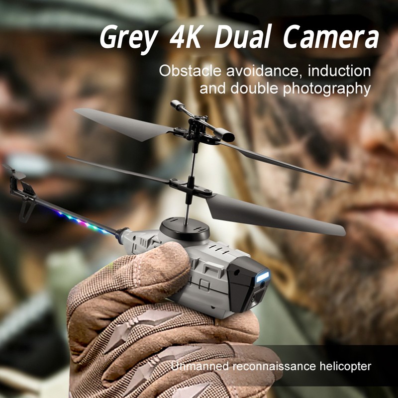 RC Helicopter Drone 4K Professional Six Axle HD Camera Gesture