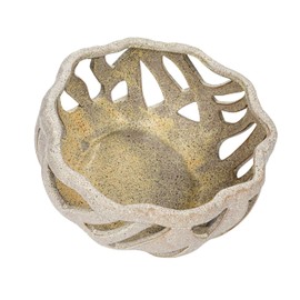 Bloomingville Speckled Stoneware Bread Basket with Reactive Glaze, Cream