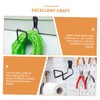 TEHAUX 2pcs Pipeline Coat Hanger Garage Wall Hangers Water Ladder