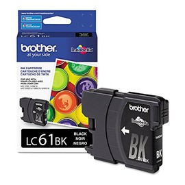 Brother LC61BK Black Original Ink Standard Yield (450 Yield)