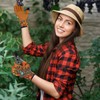 MERTURN Leather Gardening Gloves for Women Thorn Proof Garden Gloves