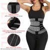 KIWI RATA Neoprene Sauna Waist Trainer Corset Sweat Belt with