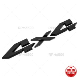 Mopar Genuine Gloss Black Fits Mopar Dodge Ram 1500 4X4 Liftgate Emblem Badge Truck
