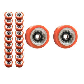 KOLEOLL 20 Pack 70298701P Roller And Seal Kit Compatible with HUEBSCH Speed Queen IPSO Dryer Support Roller Bearing 70568201 AP6240652 70052601 70052601P