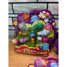 FlipaZoo Flip a zoo mini figurines 3x Lot