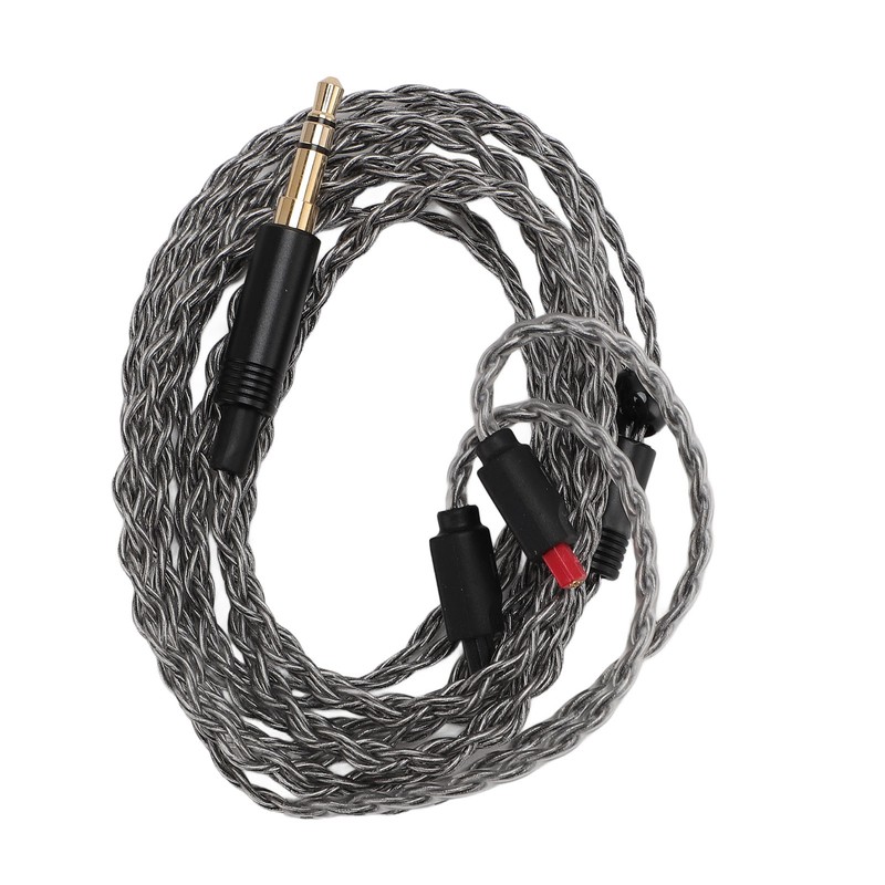Headphone Cable 4 Strands Silver Plated Copper Anti Stangling 3.5MM