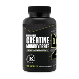 NutraBio NutraBio Micronized Creatine Monohydrate Capsules, Creatine Monohydrate Pills, Kosher, Creatine Supplements Supports Muscle Energy, Strength, and Growth for Men and Women, 2500mg, 150 Capsules