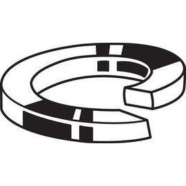 Split Lock Washer, Bolt M7, Steel, PK100