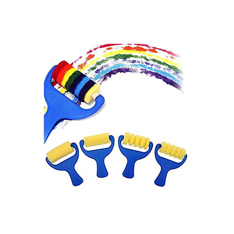 Painting Foam Brush Roller Sponge for Kid Mini Paint Brushes