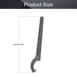 Utoolmart C Hook Spanner Wrench Collet Chuck for 28-32mm Round Nut 1pcs