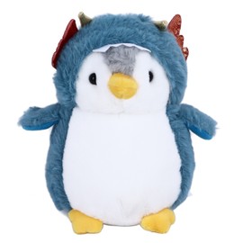 Simulated Animal Plush Doll Cartoon Animal Shaped Stuffed Adorable Plush Toy for Kids Children Blue Dinosaur