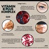 Vitamin B Plus Komplex mit Q10 und Beta Carotin -