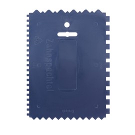 kwb KWB Kunststoff-Zahnspachtel, Aufstreich-Spachtel, (4-seitig gezahnt, 180 x 130 mm), Maurer, Maler