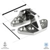 Salty Reef Marine Hardware - Marine Hatch Hinge Heavy Duty