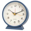 SHISEDECO 4.5" Battery Operated Antique Retro Analog Alarm Clock, Small