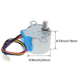 Fielect 24BYJ48 DC 5V Reduction Stepper Motor Micro Reducer Stepping Motor 4-Phase 5-Wire 1Pcs