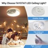 FAYOTAT 12 Inch Ceiling Light Fixtures, Creative Moon & Star