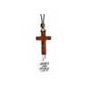 Daily Bible Verse Cross Car Charm, Rearview Mirror Hanging Ornament