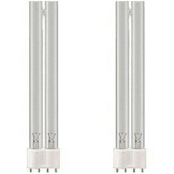 2 bombillas de 18 W lámparas 2G11 base germicida UV lámpara 18 vatios pin recto 18 vatios Anyray