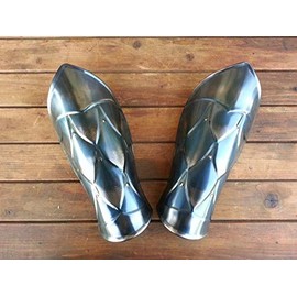 ARTIZANSTORE Bracers Blue Steel Dragon Scales