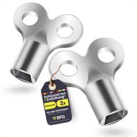 BFG Bleed Key – Pack of 2 Universal Keys for Ventilation for All Radiators
